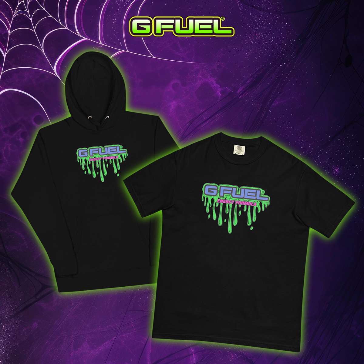 💚 𝐑𝐓 + 𝐂𝐎𝐌𝐌𝐄𝐍𝐓 '🧟' to win a GFUEL '𝐆𝐑𝐈𝐌𝐄 𝐂𝐎𝐋𝐋𝐄𝐂𝐓𝐈𝐎𝐍' garment of your choice! 🔮 2 winners picked on Friday to celebrate the launch of these SPOOKY bad boyz! 🛒 𝐆𝐄𝐓 𝐘𝐎𝐔𝐑𝐒: GFUEL.ly/grime-collecti…