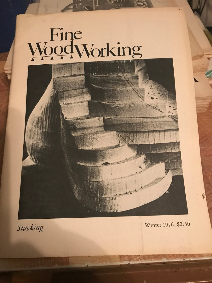 Vintage Fine Wood Working Stacking Winter 1976 Back Issue tuppu.net/ee1a6f18 #Etsy #doyourememberwhen #BackIssue