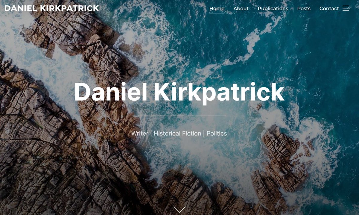 Finally created my own writer website to host new posts danielkirkpatrick.co.uk Will begin adding writing excerpts and posting them here.