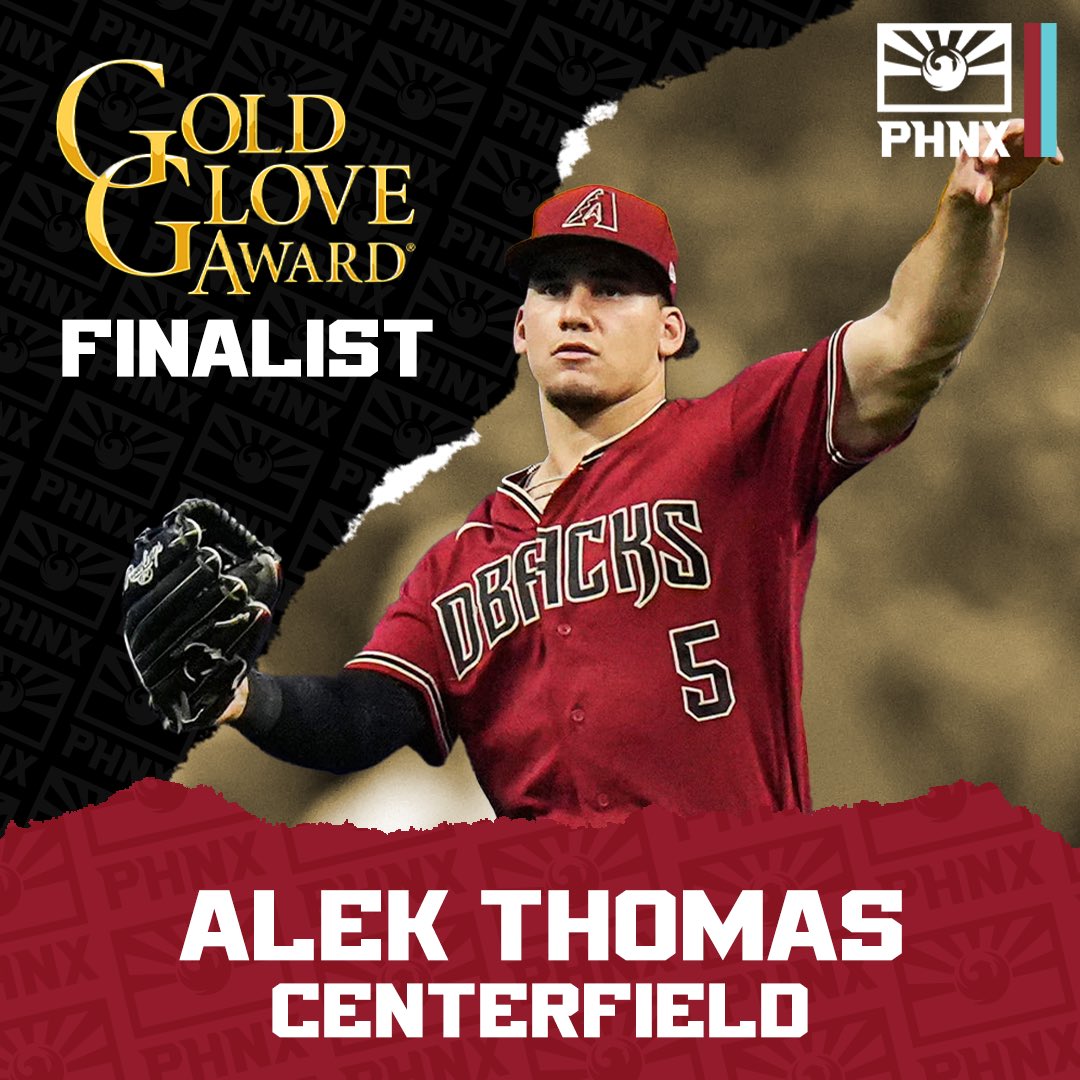 PHNX Diamondbacks on X: OUR YOUNG KING 👑 Alek Thomas is a Gold Glove  finalist in center field!  / X