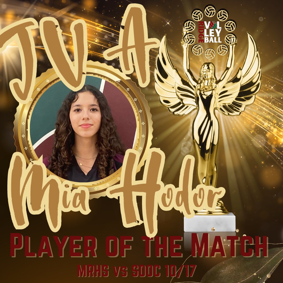 Congrats Mia! Your steady defense and serving helped lead your team to VICTORY over OC!! Great job!!