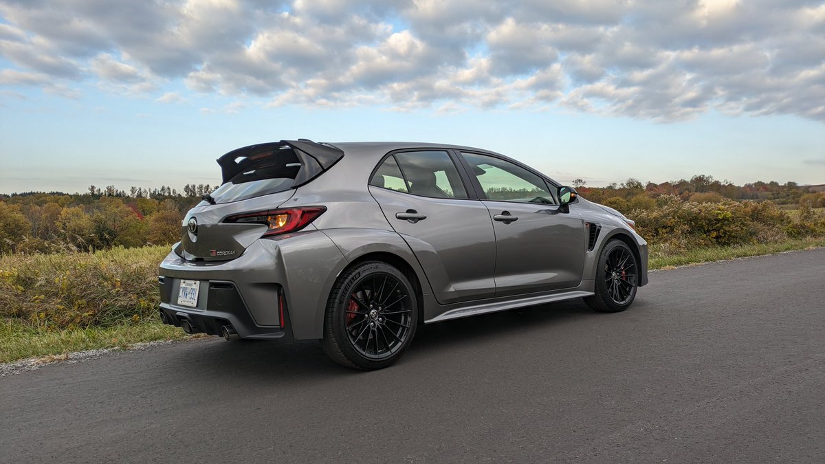 Hello from day two at #AJACTestFest! First up this morning was the <a href="/ToyotaCanada/">Toyota Canada</a> GR Corolla Circuit Edition. Having loved the GR Yaris I wasn't surprised to enjoy this too and at $5k cheaper than the Type R it looks like great value as well <a href="/AJACanada/">AJAC</a> #CCOTY2024