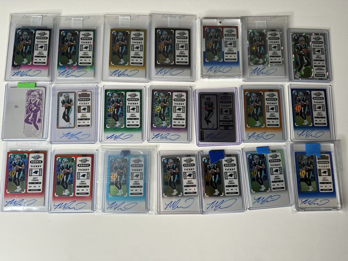 Yaboijig's tweet photo. @CardPurchaser Missing the gold vinyl auto 1/1
Will attach a pic below of others I’m looking for as well https://t.co/WtkkIWSjRg