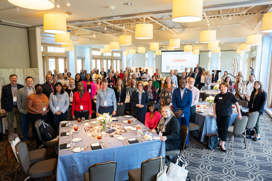 BelkEndowment's tweet photo. Check out this good looking group of friends and partners from Building Bridges to 2030 and beyond. Stay tuned for insights and examples of our partners’ good works to make the ‘ole North State the best that it can be! @BelkEndowment #Bridges2023 https://t.co/fN14BD3X0Z