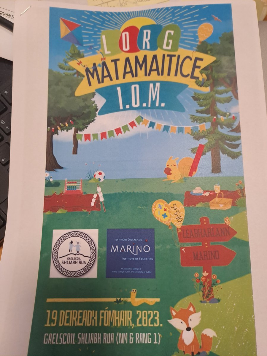 Maths Ed. Team MIE (@maths_mie) on Twitter photo Bhí an-lá againn in @MIE inniu! Tháinig cuairteoirí speisialta ó GS Shliabh Rua chun lorg matamaitice a dhéanamh. Thug na mic léinn @B.Oid. 3 an-aire dóibh. Maith sibh uilig. #MathsWeek2023 <a href="/muinteoirDOC/">Donncha Ó Corcoráin</a> Bhí an-lá againn in @MIE inniu! Tháinig cuairteoirí speisialta ó GS Shliabh Rua chun lorg matamaitice a dhéanamh. Thug na mic léinn @B.Oid. 3 an-aire dóibh. Maith sibh uilig. #MathsWeek2023 <a href="/muinteoirDOC/">Donncha Ó Corcoráin</a>
