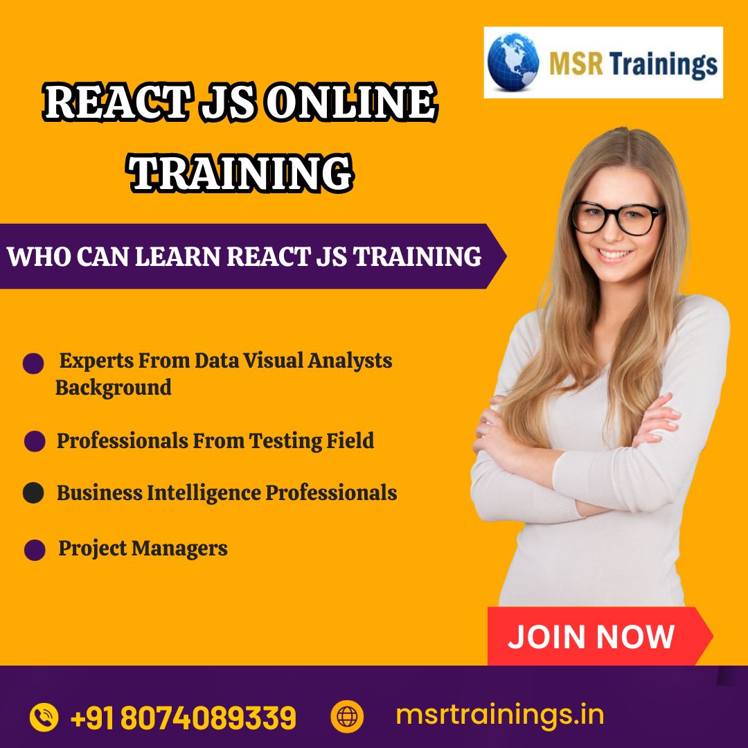 msrtraining's tweet image. react js online training course
msrtrainings.in
Call/ whatsapp :+91 8074089339
#reactjs #reactjsonlinetraining #reactjstraining
#msrtrainings #Onlinetraining #USA #Australia #UAE #UK #Dubai #Qatar #Singapore #Malaysia #Canada #France #Hyderabad #Chennai #Bengaluru #Noida