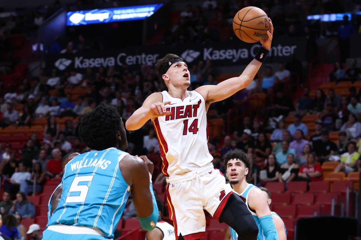 HeatNationCom's tweet photo. "At first, they said I couldn’t be a 20-point scorer. Then, I became a 20-point scorer, now I’m just a scorer. And my assist and rebound numbers go up every year. No one can put a ceiling or a cap on my value because every year I get better.”

- Tyler Herro

(via @TheAthletic) https://t.co/1AgZNvCIJM
