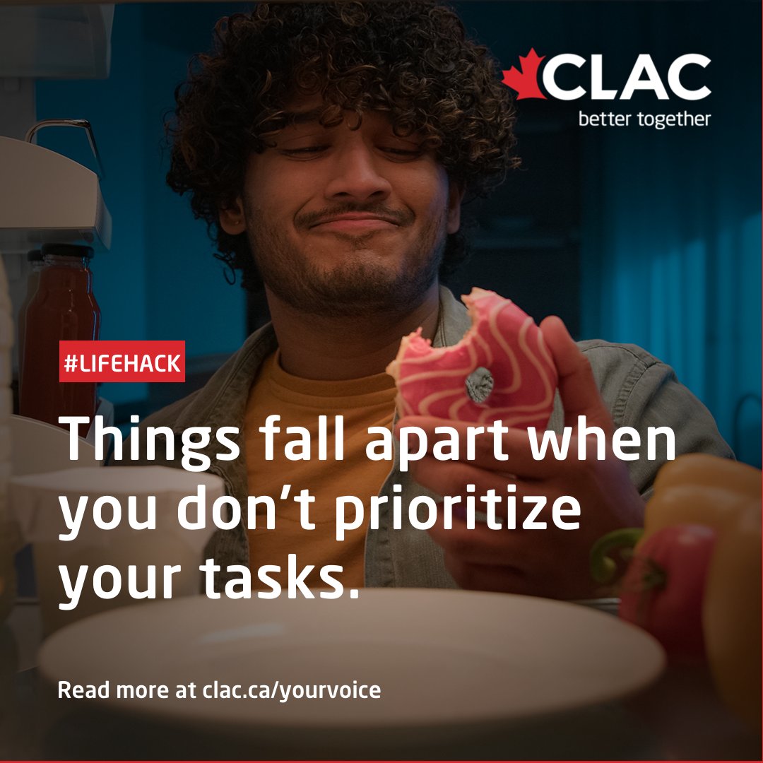 What do you say 'yes' to, and what do you say 'no' to? Head to our blog to read more on prioritizing your tasks 📝✅ ow.ly/YsE350PYkcn #clacunion #bettertogether #lifehack