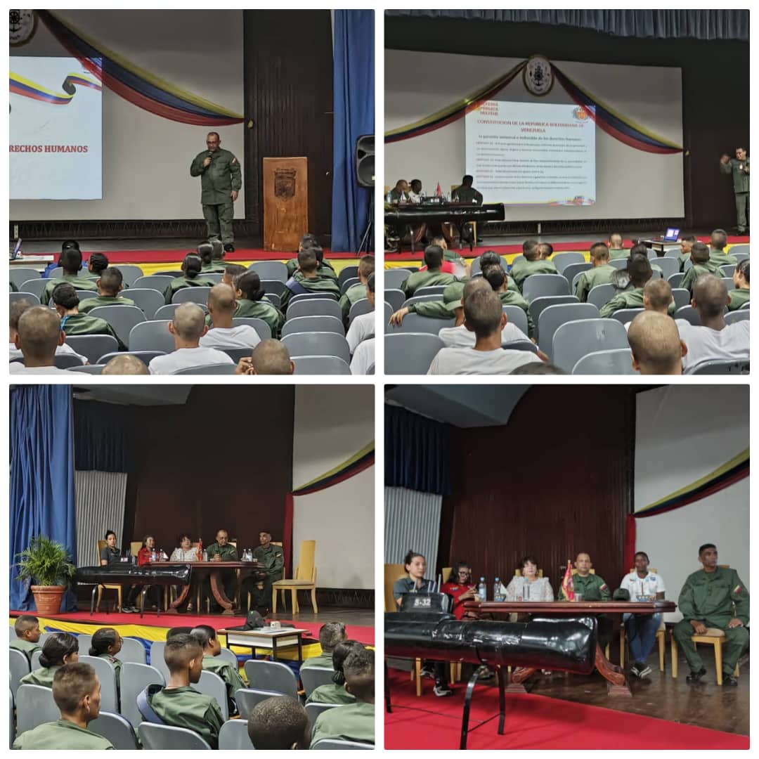 El día 17OCT23 se dicto conferencias sobre Derechos Humanos y Derecho Internacional Humanitario por la Defensoria del Pueblo; Prevensión y Uso Ilícito de Drogas por la (SUNAD), en el estado La Guaira, para <a href="/ATMARB_UMBV/">ATMARB</a> <a href="/AB_Grumetes/">Escuela de Grumetes</a> <a href="/ArmadaFANBVzla/">Armada_ve</a> <a href="/rgarciazambrano/">ramon garcia</a>