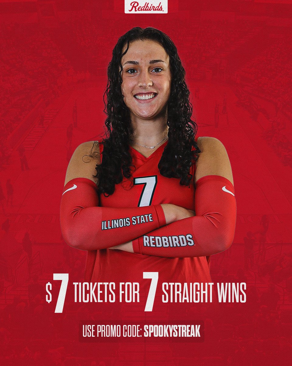 RedbirdVB's tweet photo. 🚨𝐅𝐋𝐀𝐒𝐇 𝐒𝐀𝐋𝐄🚨

Buy $7 tickets for Friday night's 𝙈𝙊𝙉𝙎𝙏𝙀𝙍 𝙈𝘼𝙏𝘾𝙃 vs. Evansville using code SPOOKYSTREAK at https://t.co/ghVlENbd31

*Kids can wear their best Halloween costumes and trick-or-treat on the concourse of CEFCU Arena before the match* https://t.co/UCOKSViGhA