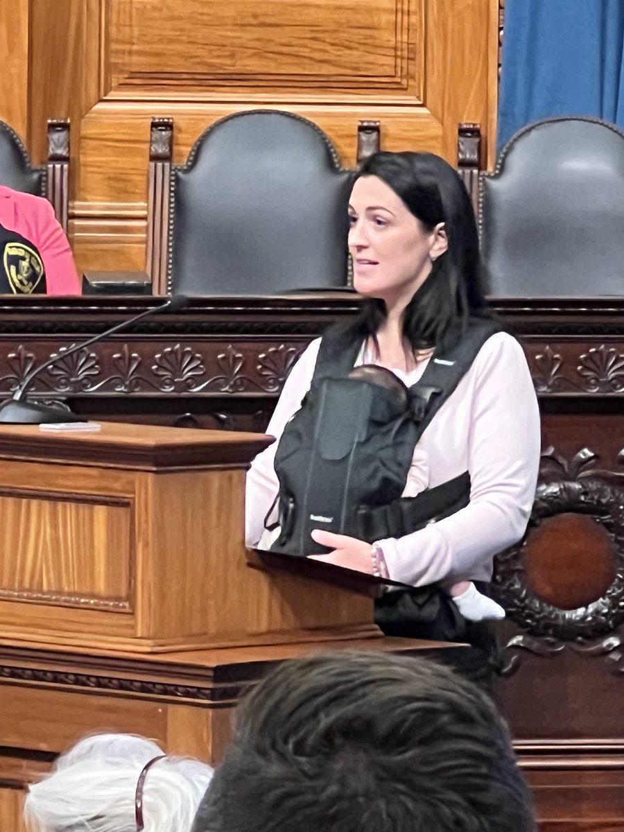 RepStanley's tweet image. A first in the House!  Way to go Rep. Sullivan-Almeida #mapoli