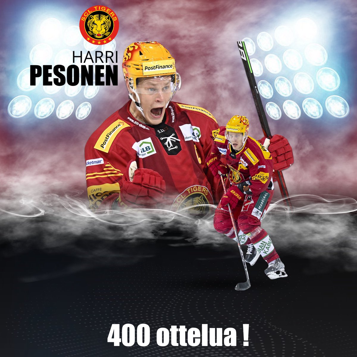 𝐇𝐢𝐬𝐭𝐨𝐫𝐢𝐚𝐚!

Harri Pesosesta tuli 5. suomalainen, joka saa 400 ottelua täyteen Sveitsin liigassa.

510 Ari Sulander
467 Kimmo Rintanen 
467 Petteri Nummelin
427 Tommi Santala
400 Harri Pesonen

Brillant, Harri!

#NLfi