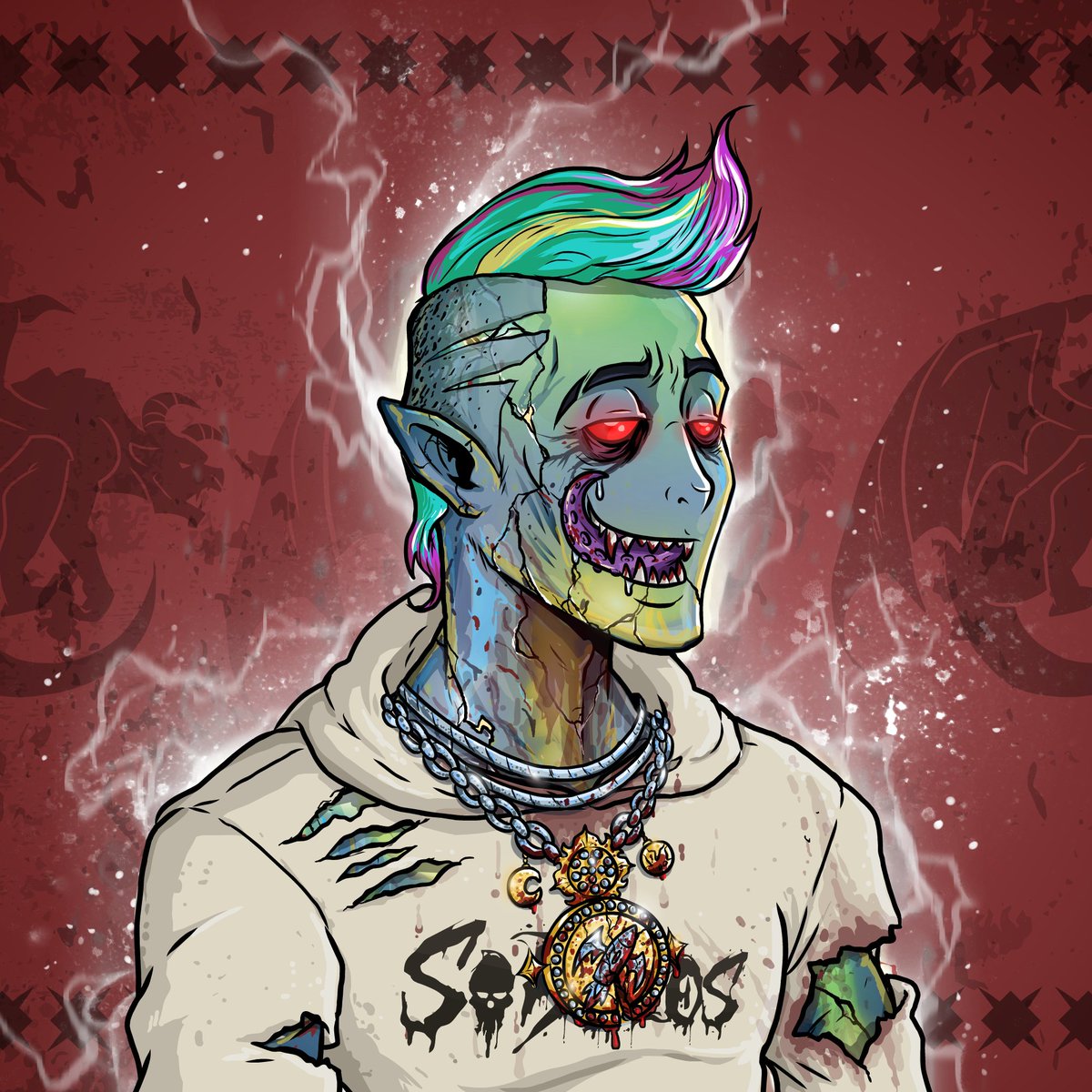 KorbinzNft's tweet photo. Flexing some of my Vamp @SoDeadNFT . Remember to try out the APP #deadapp https://t.co/lwYZrzBJ4W
