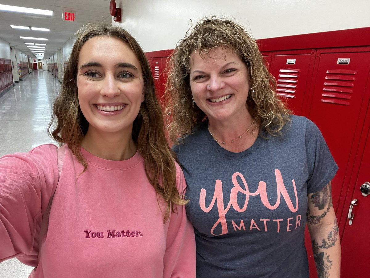 LindaWittmann's tweet photo. We didn’t even plan to share the message. #YOUMATTER
 @mstaffet https://t.co/9Lk0qB127z