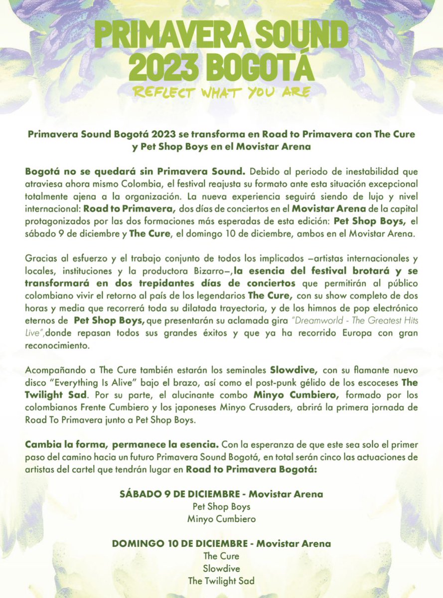 Katheqg's tweet photo. @Tuboletaoficial @sicsuper @Primavera_Sound  un comunicado oficial con información falsa. Los puntos de venta desconocen el documento e indican efectuar el proceso interponiendo un caso. Urgente la devolución del dinero o código para acceder a las nuevos boletos. https://t.co/R3mvEHYXJZ