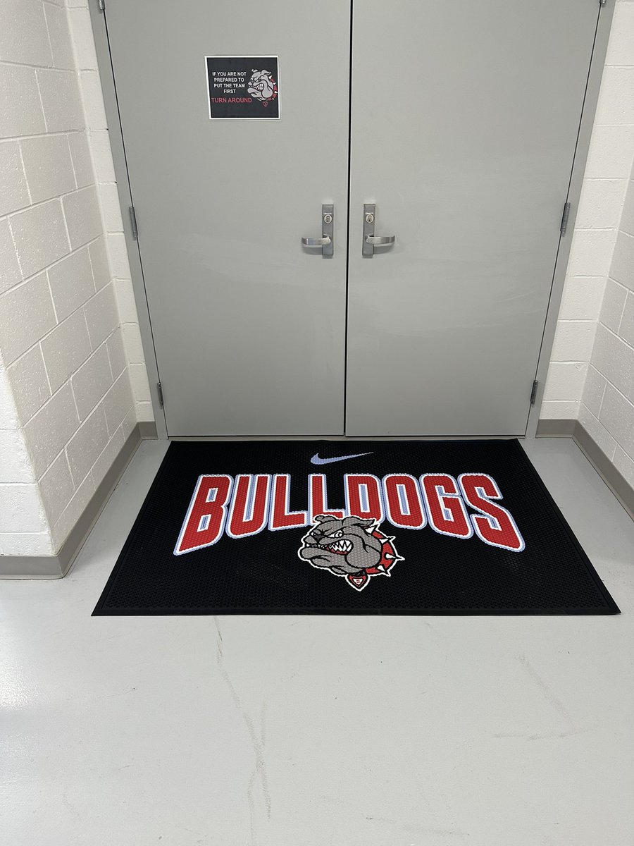 Coach_E_Cano's tweet photo. Branding the Bulldog across campus!! Thanks @CoachRGray and @BSNSPORTS #DawgMentality https://t.co/SNPMS9Oxe3