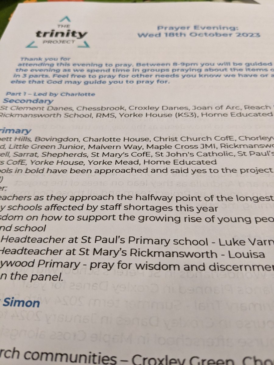 TrinityPr0ject's tweet image. Trinity Project prayer evening a go go!