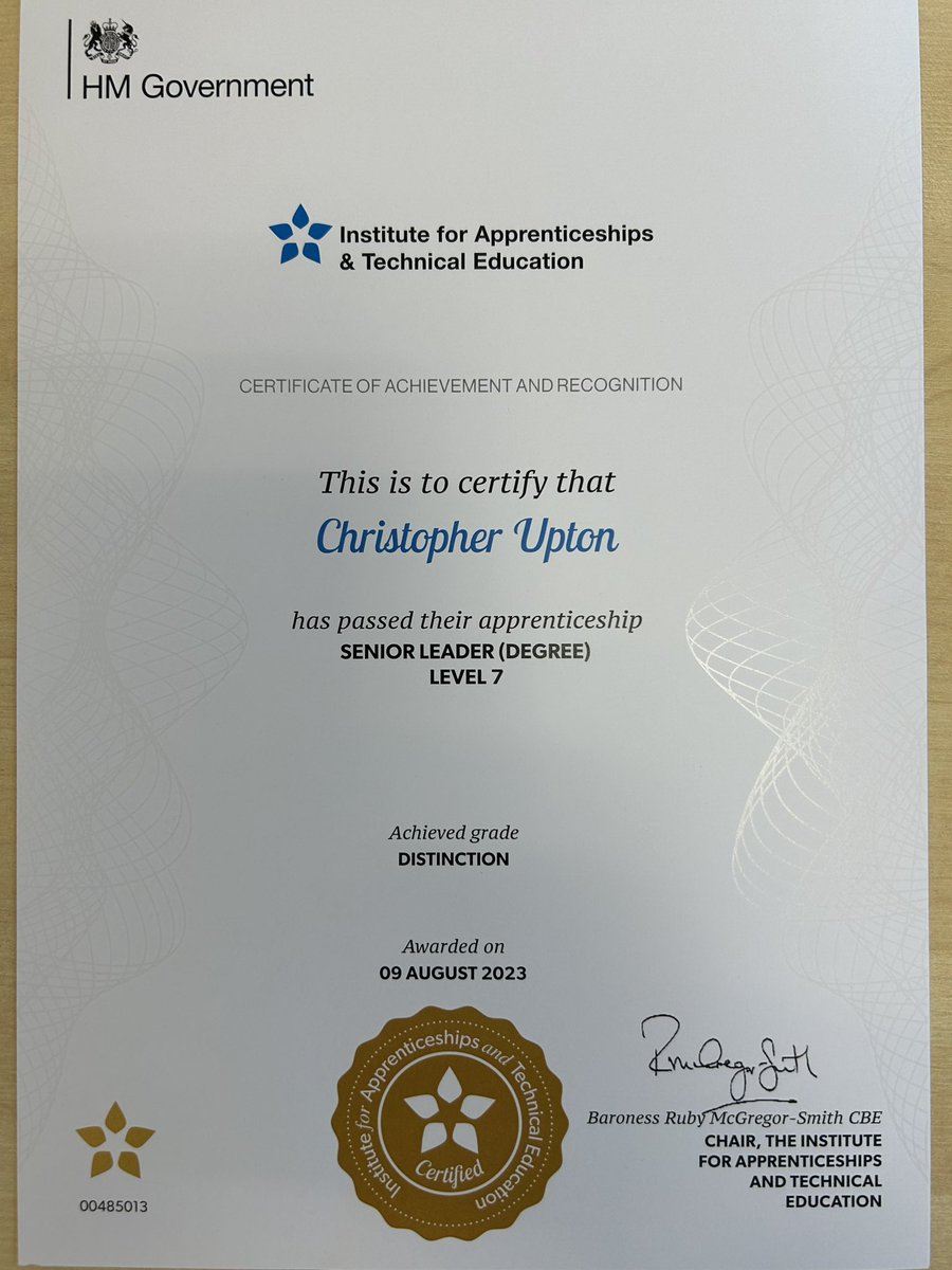 Christopher Upton (@chrisupton888) on Twitter photo So proud to receive the senior leadership apprenticeship certificate today. So grateful to <a href="/stushez1974/">Stuart Sheridan</a> & <a href="/AndyJonesFish/">Andy Jones</a> for their leadership support over the last 3 years! Grateful to <a href="/WeAreLSCFT/">Lancashire & South Cumbria NHS Foundation Trust</a> for the investment in my leadership development! So proud to receive the senior leadership apprenticeship certificate today. So grateful to <a href="/stushez1974/">Stuart Sheridan</a> & <a href="/AndyJonesFish/">Andy Jones</a> for their leadership support over the last 3 years! Grateful to <a href="/WeAreLSCFT/">Lancashire & South Cumbria NHS Foundation Trust</a> for the investment in my leadership development!