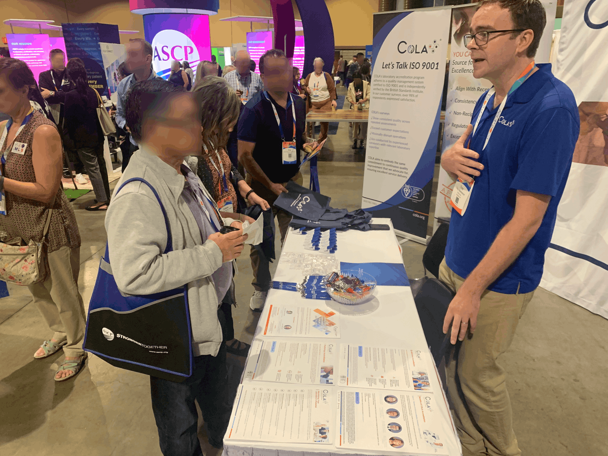 Cola_Inc's tweet photo. Steve Richards, a COLA Survey Team Leader, and Troy Blackwood, a COLA Account Sales Representative, are at the 2023 ASCP Annual Meeting in sunny Long Beach, California! If you're in attendance, swing by booth #220 - we'd love to connect! #ASCP2023 #COLAteam https://t.co/K5Q9a0Pzyu