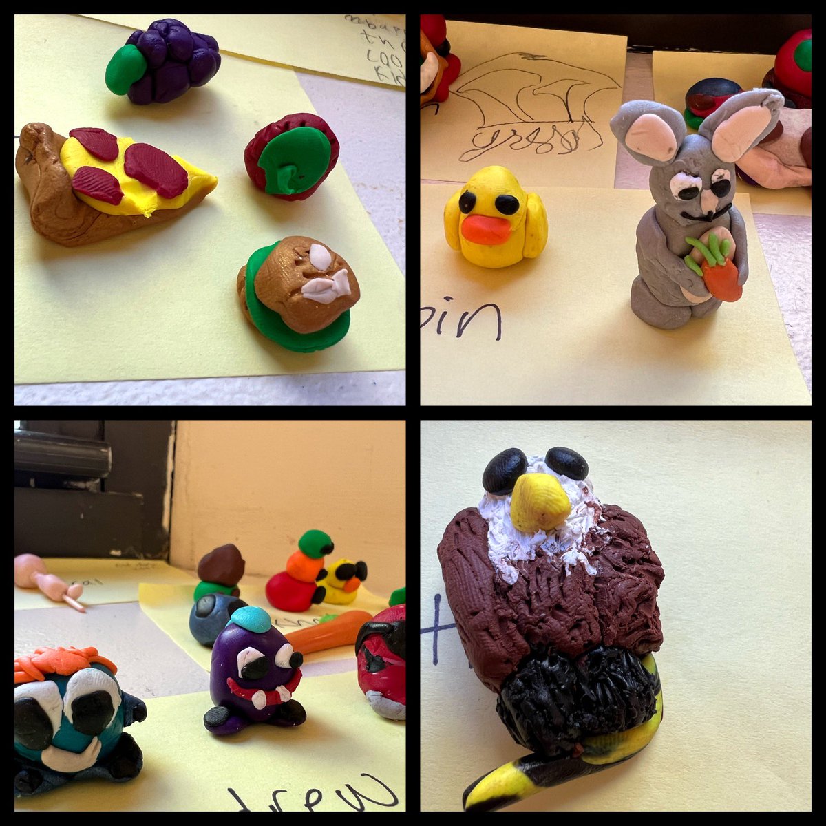Thank you <a href="/innovationpta/">Innovation PTA</a> we have had so much fun making teeny tiny sculptures with polymer clay 😊