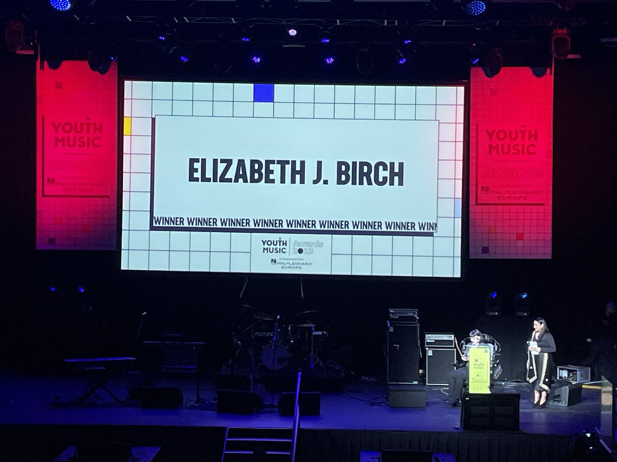 <a href="/HalLeonardEUR/">Hal Leonard Europe</a> <a href="/HeartnSoulArt/">Heart n Soul</a> <a href="/feelmybicep/">B I C E P</a> <a href="/AmazonMusicUK/">Amazon Music UK</a> The winner of the Inspirational Music Leader Award sponsored by <a href="/WeAreTheMU/">Musicians' Union</a> is <a href="/elizabethjbirch/">Elizabeth J. Birch</a> 👏
