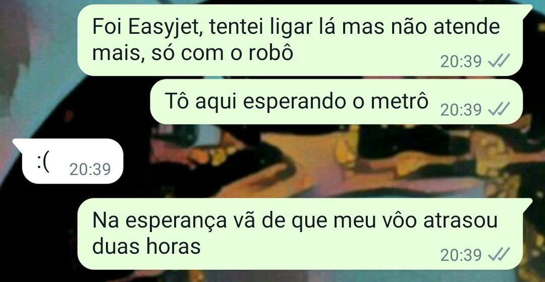 evandro_dodo's tweet photo. E o vôo atrasou duas horas, meu santo é forte ou a palavra tem poder? https://t.co/r6pBeCveHc