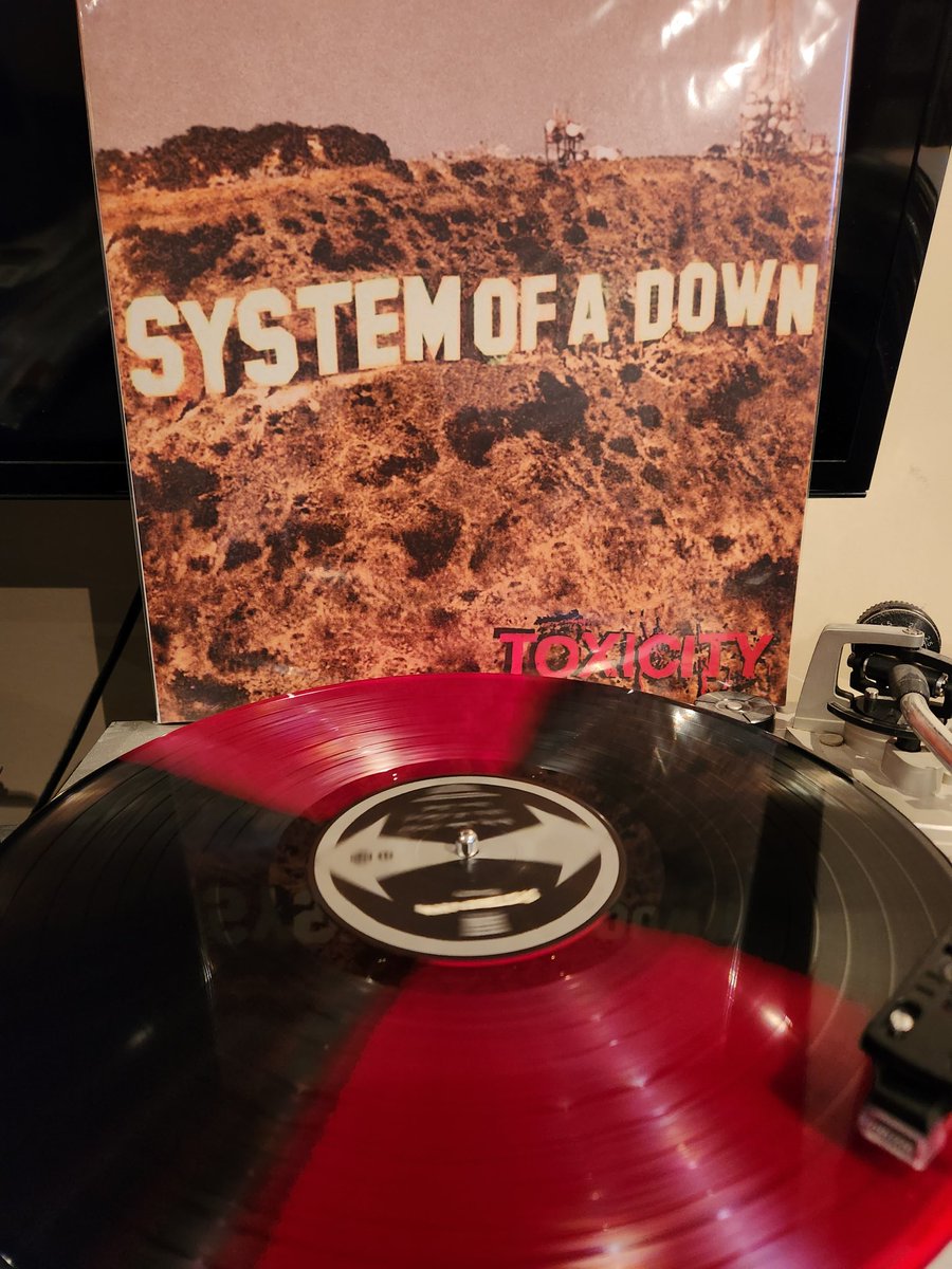 SpinVinyl1's tweet photo. System Of A Down's Toxicity album changed my life quite literally. My wife and I met because of this album 21 years ago. One of the best albums of the aughts! VMP rock track record of the month.
#SystemOfADown #Toxicity #Needles #JetPilot #Atwa #Ariels #ChopSuey #vinylrecords https://t.co/7CCi4mkx2W