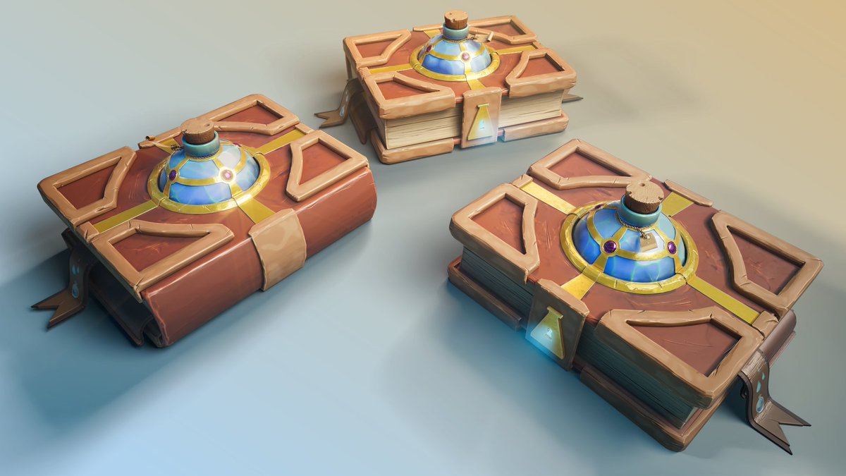 📘 Stylized Potion Grimoire

I produced a grimoire in 9 hours (full workflow) :
- Modeling : #Maya
- Sculpt : #Zbrush
- Texturing : #SubstancerPainter
- Lookdev, lighting : Maya &amp; #Redshift
- Compositing : #AfterEffect &amp; #Photoshop

⬇️MORE ON ARTSTATION ⬇️
artstation.com/artwork/KeQ8xr