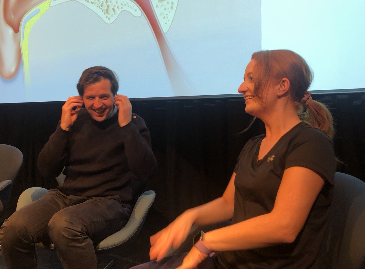 karenmeenan3's tweet photo. Another fab morning in @dlrLexIcon Huge thanks @Anusha_YMohan19 for the 'Ear Dance' (!) to @VannesteS for a great talk #tinnitus #hearingloss &amp; Olwyn Lyons for scarf dancing for #parkinsons thanks @creativeirl @DLR_Libraries @AgeFriendlydlr @GBHI_Fellows @atlanticfellows https://t.co/rUdmbM9b5M