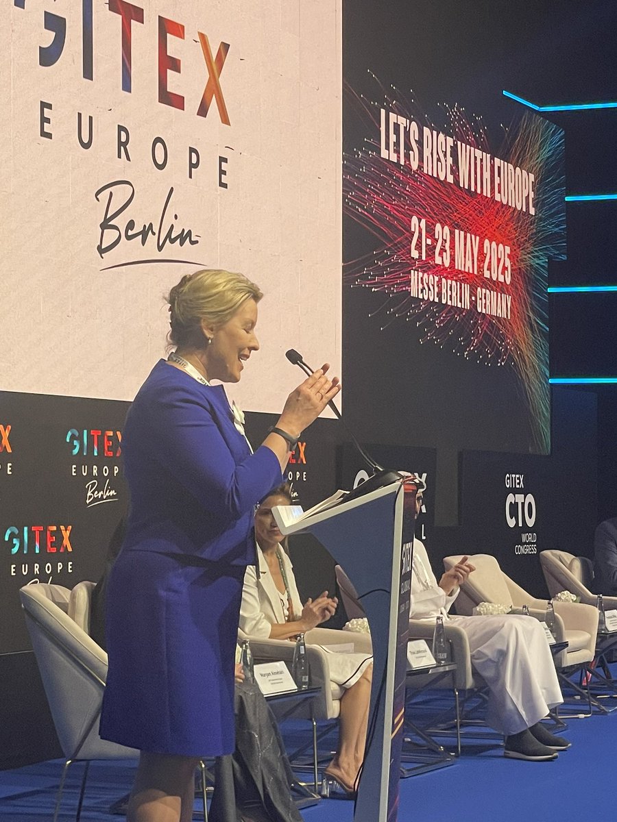 Welcome to Berlin 2025, GITEX.  Great success for the German Capital. One of the worlds biggest start-up and HughTech Fairs choose Berlin for its European Show. Berlin offers the perfect ecosystem of talents, investors and scientists. Congrats to @ MesseBerlin