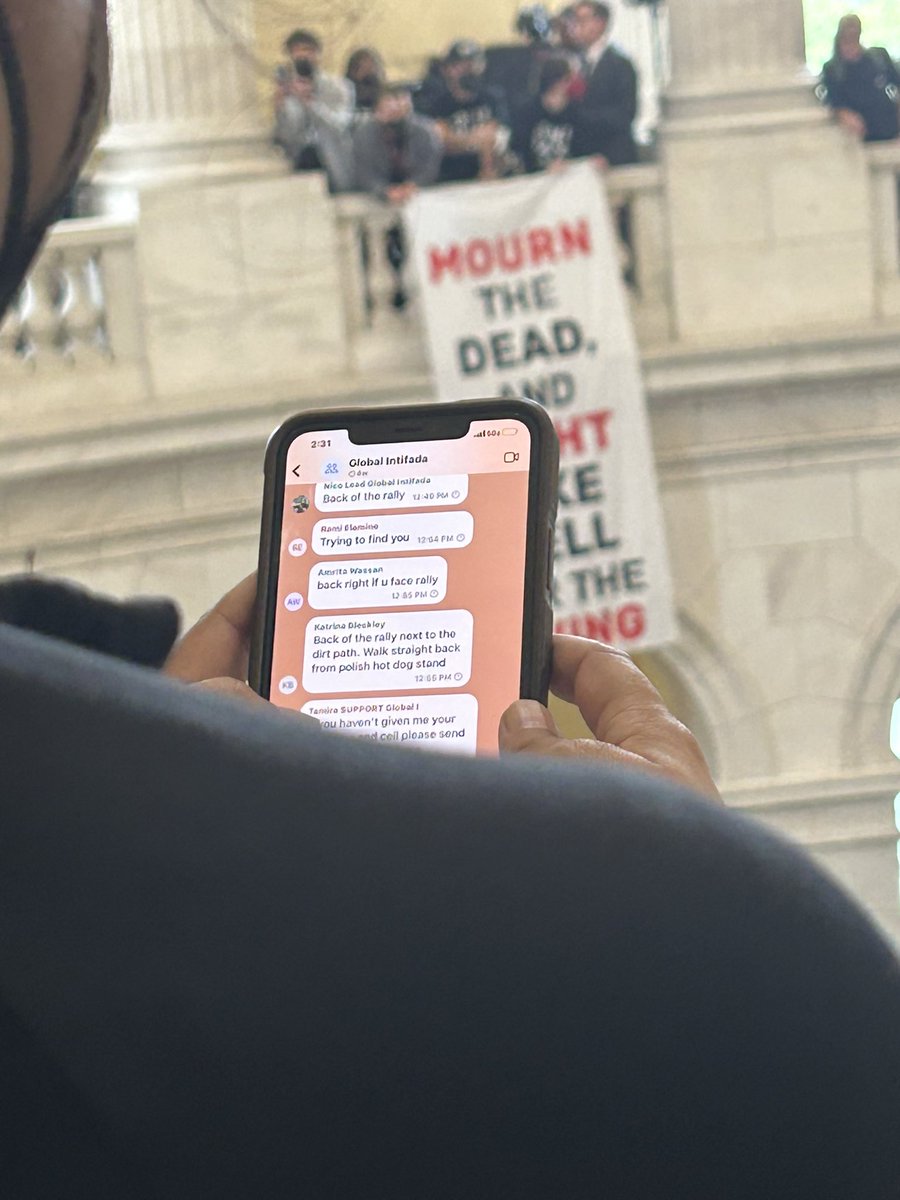 FmrRepMTG's tweet image. GOLBAL INTIFADA!!!

It’s an Arabic rebellion and uprising!!!

Photo of one of the insurrectionist phones!!!

These people are NOT for peace!