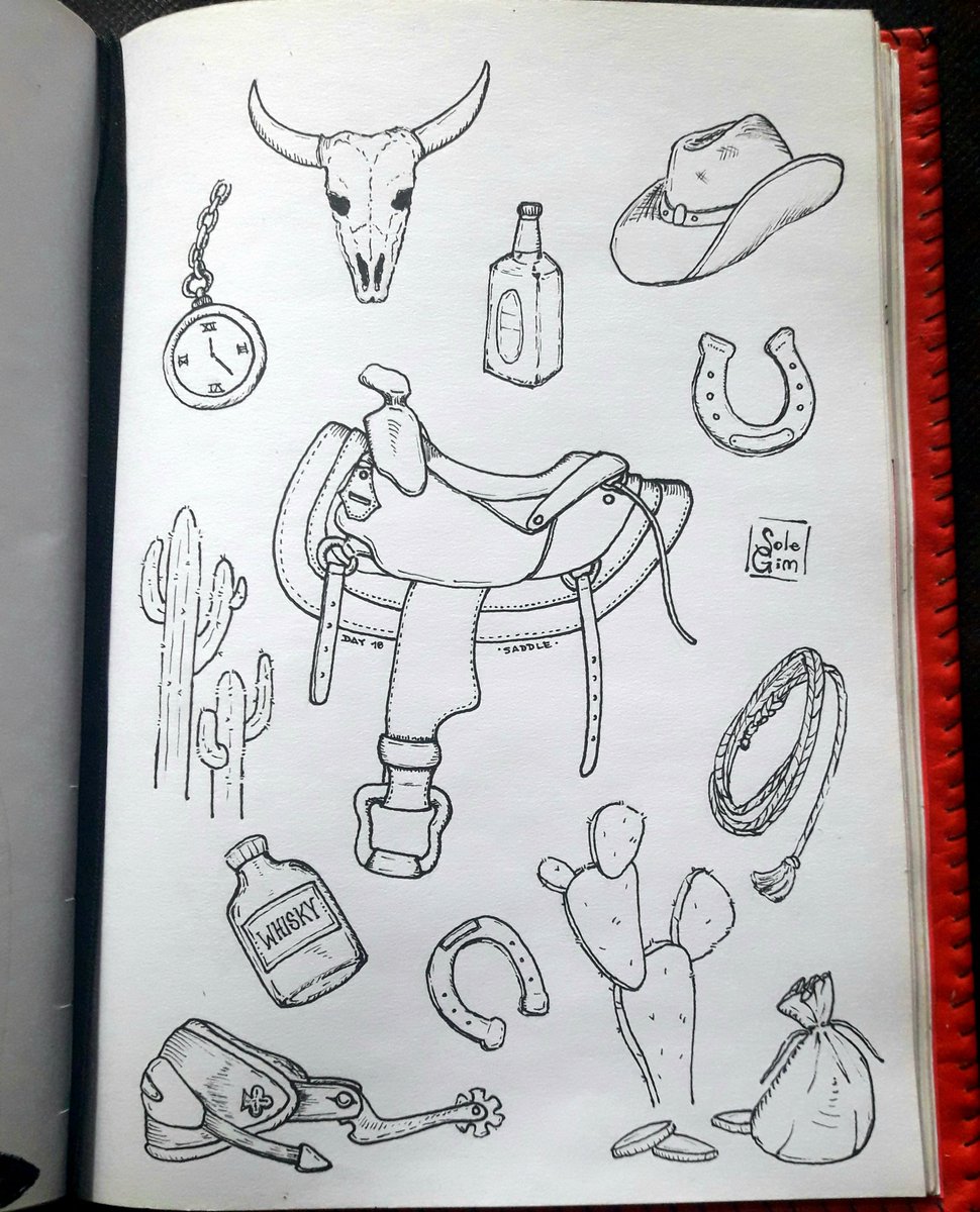 Inktober Day 18: Saddle

#inktoberday18 #inktober #inktober2023