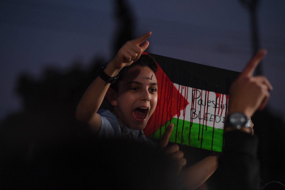 Protest in solidarity with #Palestinians in #Athens, Greece, on 18 October 202 3