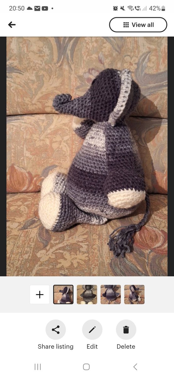 🐘🐘🐘🐘 BRAND NEW 🐘🐘🐘🐘 
Gorgeous chunky elephants can be customised by size and/or colour! 

#elephant #elephantlove #elephantart
#festiveetsyfinds #etsy #wunderfulwool #crochetanimals 

wunderfulwool.etsy.com/listing/159075…