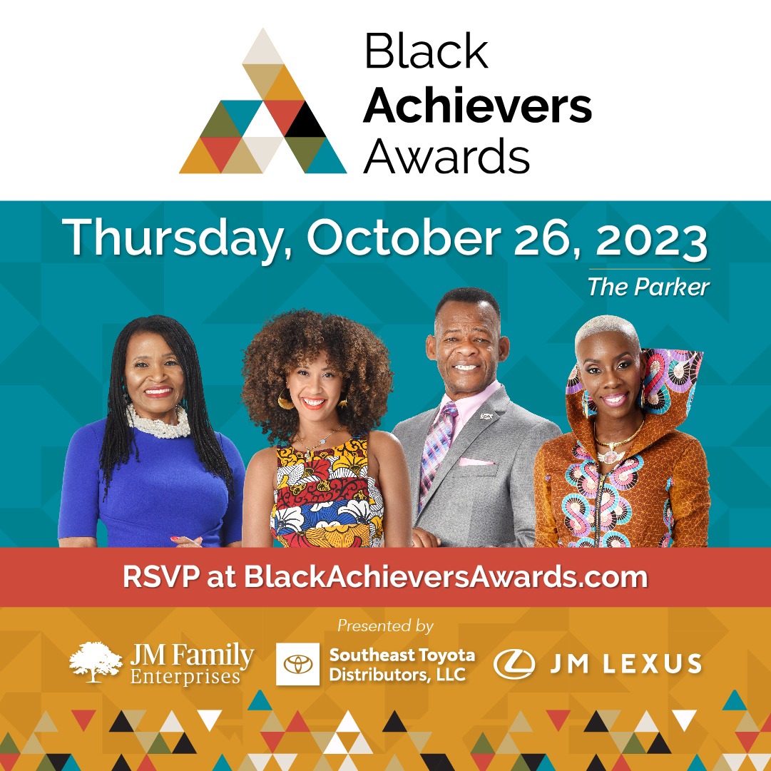🌟 Honored to be a #BlackAchieversAward honoree! I'm happy to share that I've been selected as an honoree for the Black Achievers Award. This program celebrates the remarkable contributions of South Florida's Black community. Want to attend? RSVP here: blackachieversawards.com