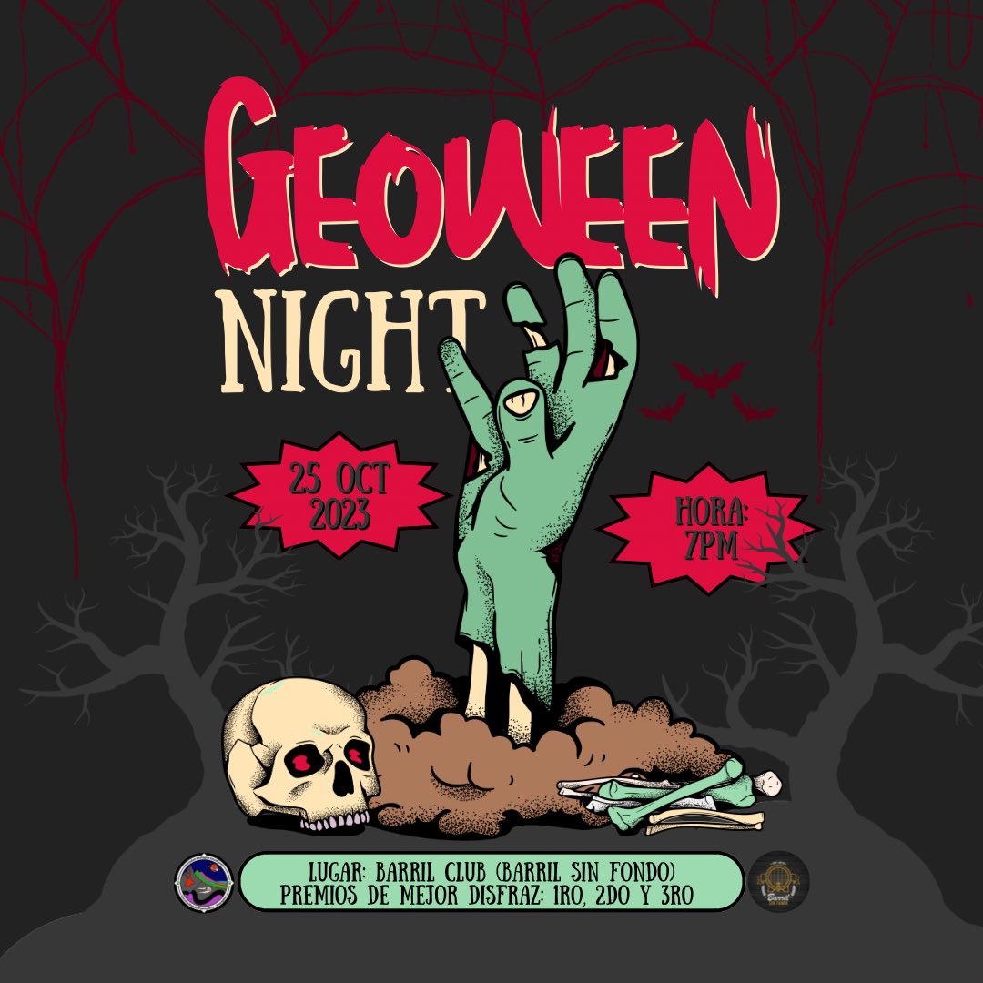 ¡Vengan a modelar su disfraz en esta fiesta anual que celebramos en la sociedad geológica estudiantil! Pueden traer invitados: $5 dólares de entrada por invitado.
 ¡Adjuntamos el link para el form!
forms.gle/MnV4GL9smcoyq8…