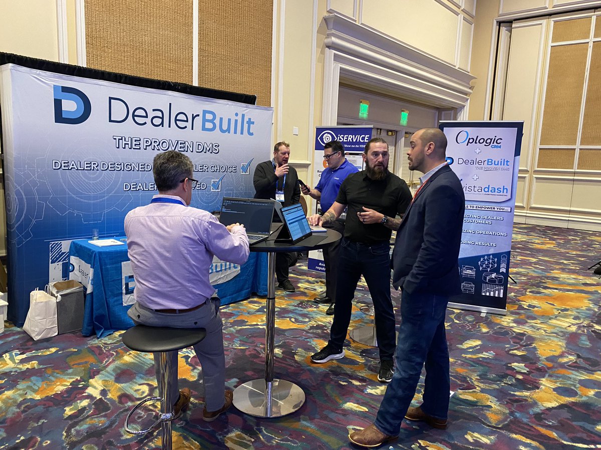 The team at work! The action is fast and furious at booth 1100! If you are attending the <a href="/DigitalDealer/">DigitalDealer</a> Conference &amp; Expo you have to stop by, we have so much to share! 

#digitaldealer2023