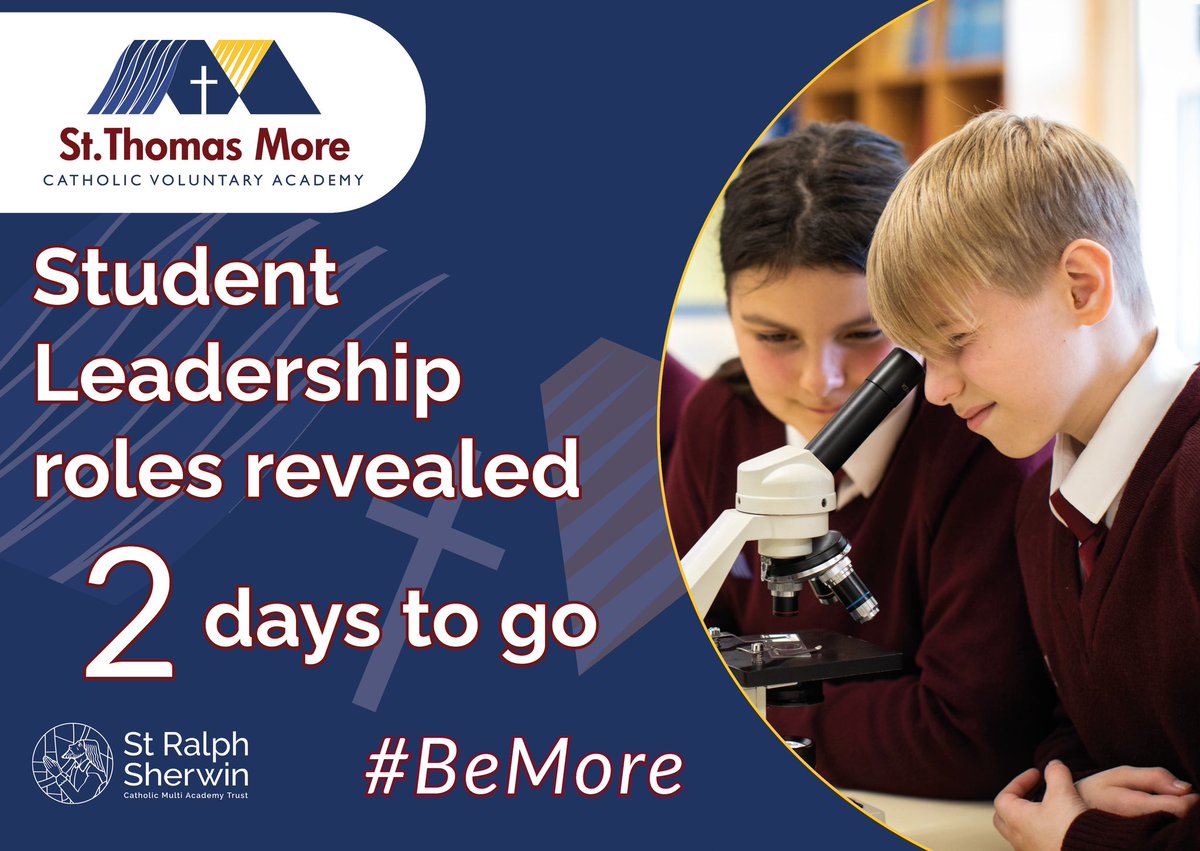 Interviews take place tomorrow for our Student Leadership roles 👩‍💼🧑‍💼 Good luck everyone 🌟 #BeMore #Aspire