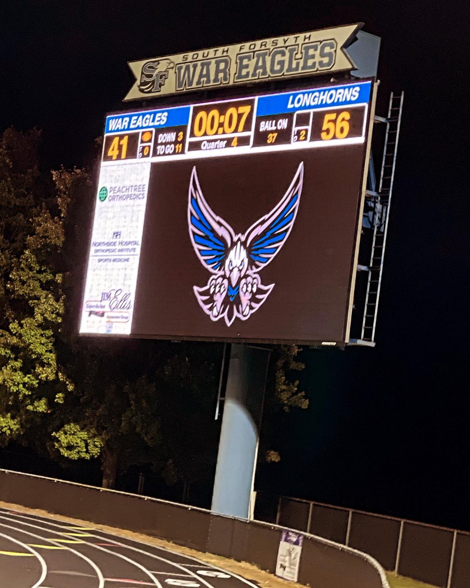 Big Win over South Forsyth! Freshmen finish a 7-0 undefeated season! Future is bright at Lambert!🤘#HookEm #E2W