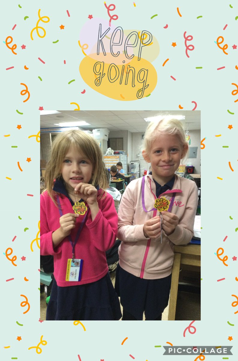 The first two students in our class to pass 50 iready lessons this year! Great job, girls! @VineyardsVipers