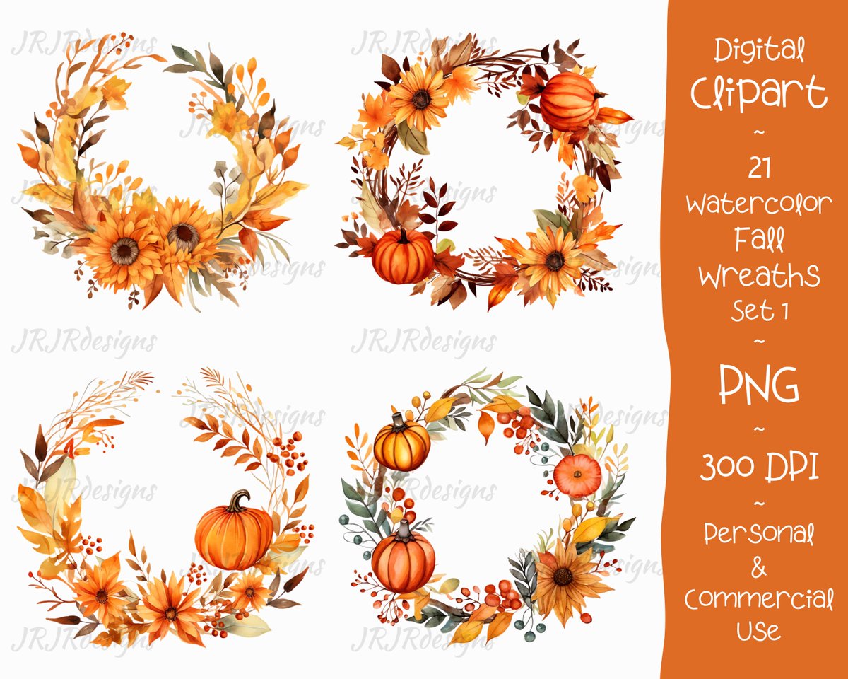 Thank you Daniela of the United Kingdom!

🍂🌻🍁

jrjrdesigns.etsy.com

#clipart #digital #watercolor #clipartset #clipartsets #fall #autumn #fallwreaths #autumnwreaths #leaves #fallleaves #autumnleaves #pumpkins #sunflowers #homedecor #png #300dpi #commercial #personal