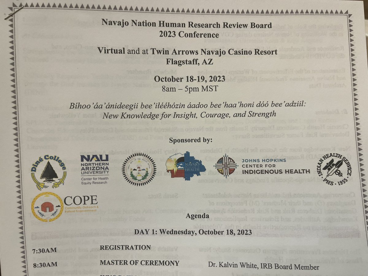 Such a honor to present with co-PI and partner in crime Ada Tennison on our work to improve heart failure care in Navajo Nation at Navajo Nation Research Conference! ❤️