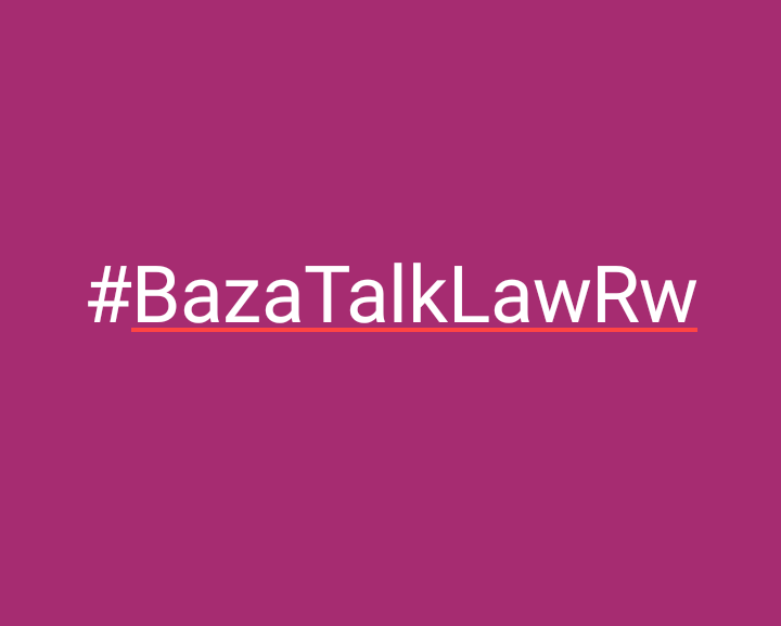 TalkLawRw's tweet photo. #BazaTalkLawRw
Kugeza taliki 22/10/2023 niteguye gusubiza ibibazo #BYOOOOSE #RwOT mwaba mufite bijyanye n'#AMATEGEKO #NTASIMBUTSE habe na kimwe
Icyo usabwa ni ukucyandika hano MUNSI (#REPLY) ukanabisangiza abandi (#REPOST)
#Rwanda #RwoT #RwoX https://t.co/fxhW02OAF0