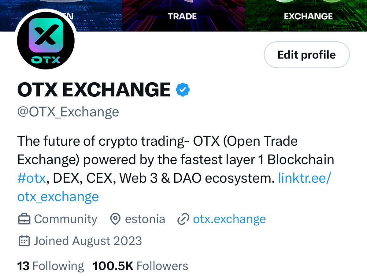 OTX EXCHANGE tweet media