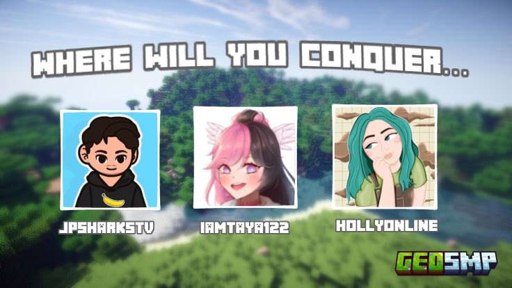 GeoSMP's tweet image. To conclude our member announcements, some of our s1 members are back for another season!!! 👁️👁️

Please welcome back @jpsharks, @iamtaya122, and @hollyonlinelive!!! 🌎🥳