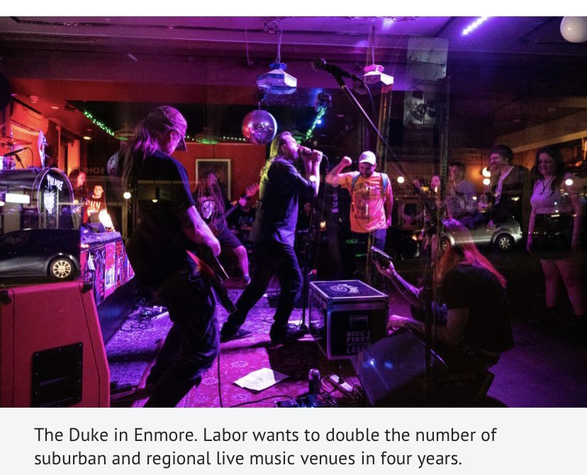 CrChloeSmith's tweet photo. The success of our Enmore Road Special Entertainment Precinct is being noticed.

And we’re establishing more across the Inner West - from Darling Street to Marrickville Road. 

More live music, more vibrancy, more fun - bring it on! 🎶 https://t.co/6JYRzRyvwL