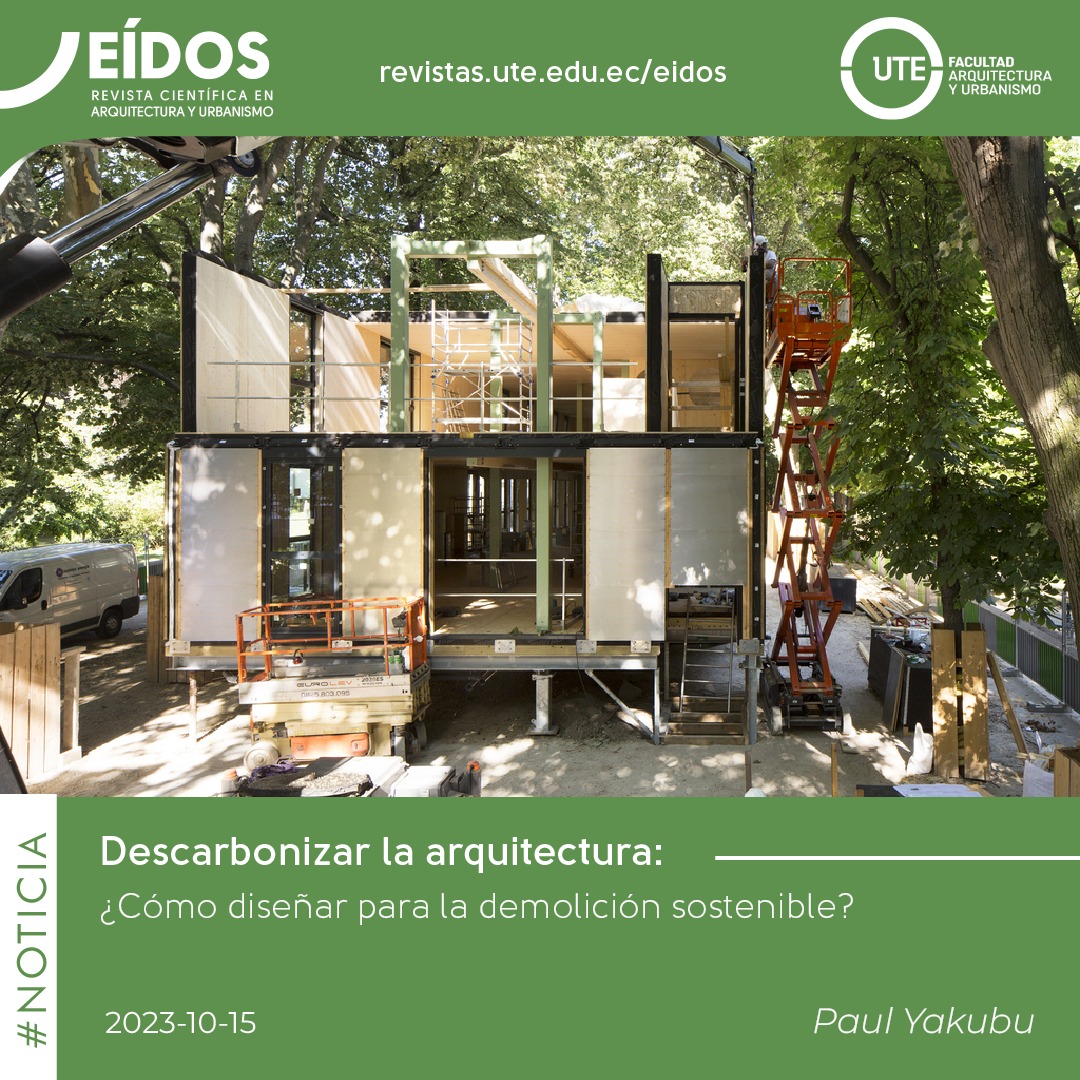 #Noticia | Las demoliciones generan el 21% de las emisiones de CO2. La demolición sostenible y controlada  promueven el reciclaje de componentes, generando empleo y beneficios económicos.
n9.cl/dmejj 
#ConstrucciónSostenible #FAU #UTE #Arquitectura