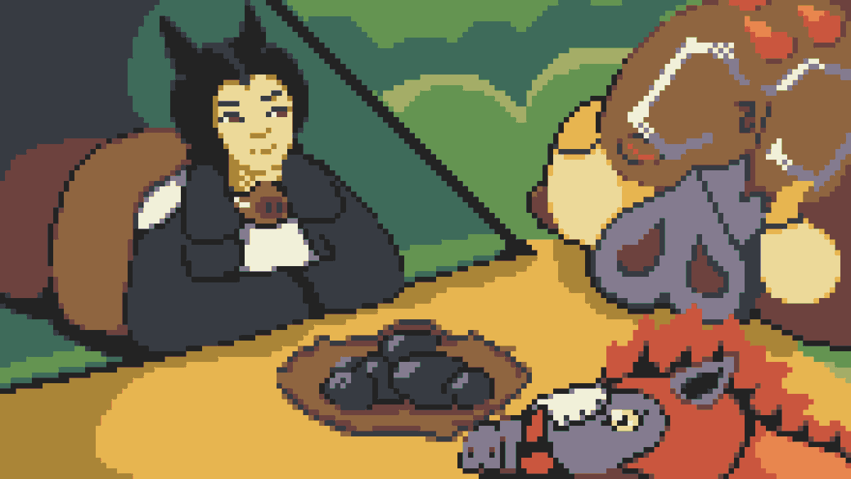MoePixelMonsta's tweet photo. That's a plenty full truffles harvest! oink!
-Digimonth Day 18 (Harvest)
#pixelart #ドット絵 #デジモン #digimonth2023 #boarmon #Vikaralamon #asympix18 https://t.co/1B30SvHXM7