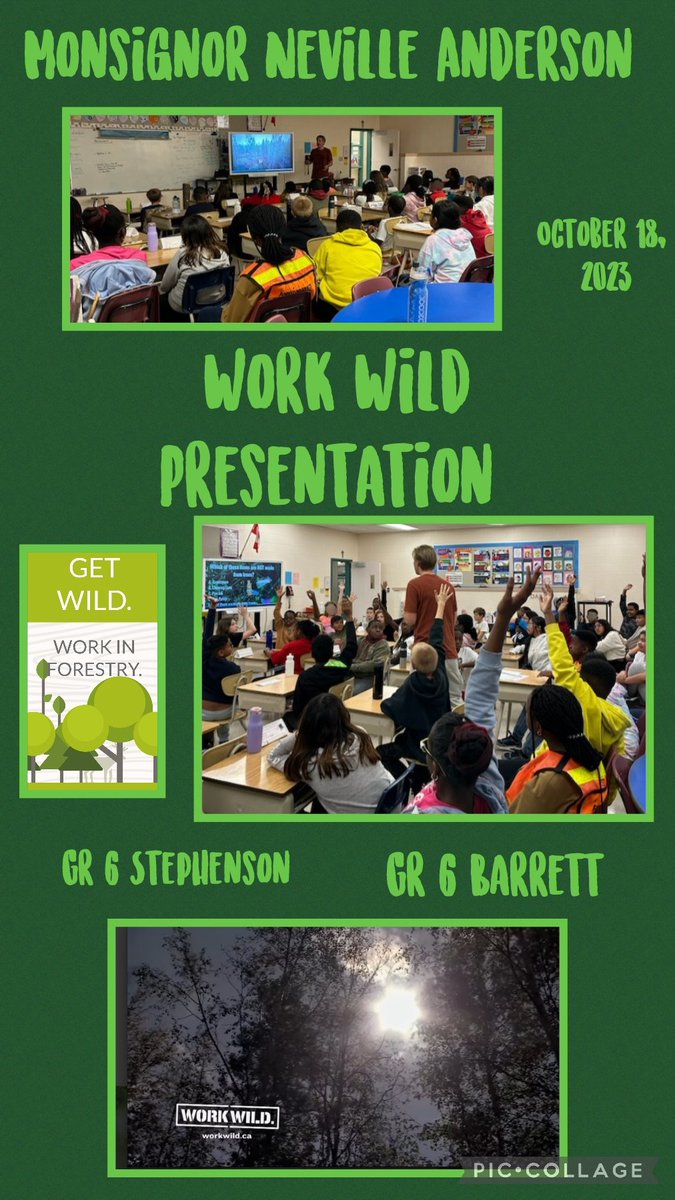 MNASchool's tweet photo. Thank you, @Work_Wild, for the presentation today on different careers in Forestry as part of the science unit on Trees and Forests for Gr 6S & 6B.
#GradeSixScience
@CCSD_edu https://t.co/2CFtIcwcoR