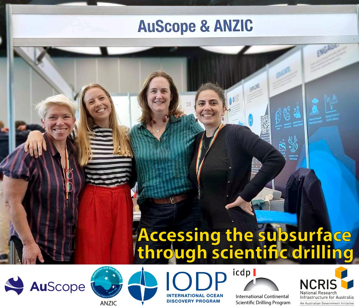 🎉HUGE NEWS
Australia will continue in global #ScientificDrilling initiatives beyond 2024!

🤝We're excited to join the #NCRIS <a href="/AuScope/">AuScope</a> family to create new opportunities for Australian-based scientists &amp; educators.

👏Progress built on decades of #IODP support from <a href="/arc_gov_au/">Australian Research Council</a>